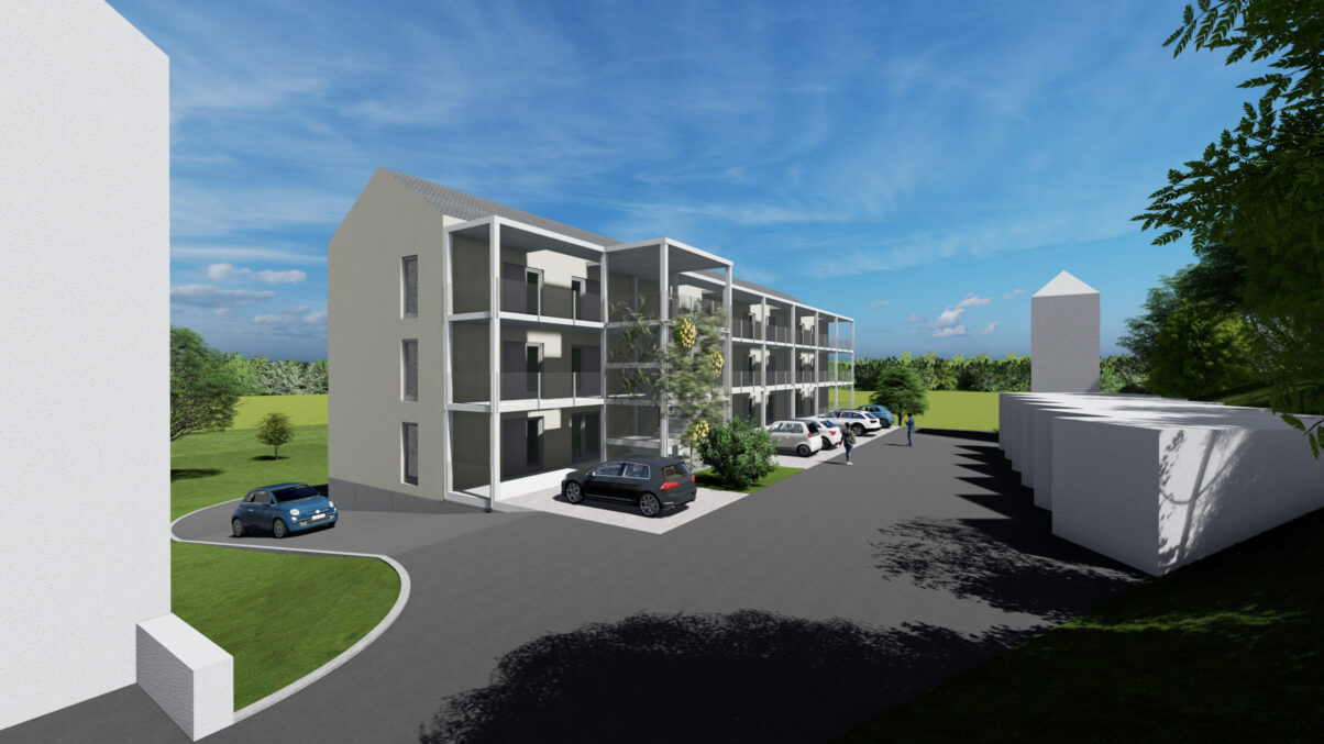 visualisierung mehrfamilienhäuser neubau